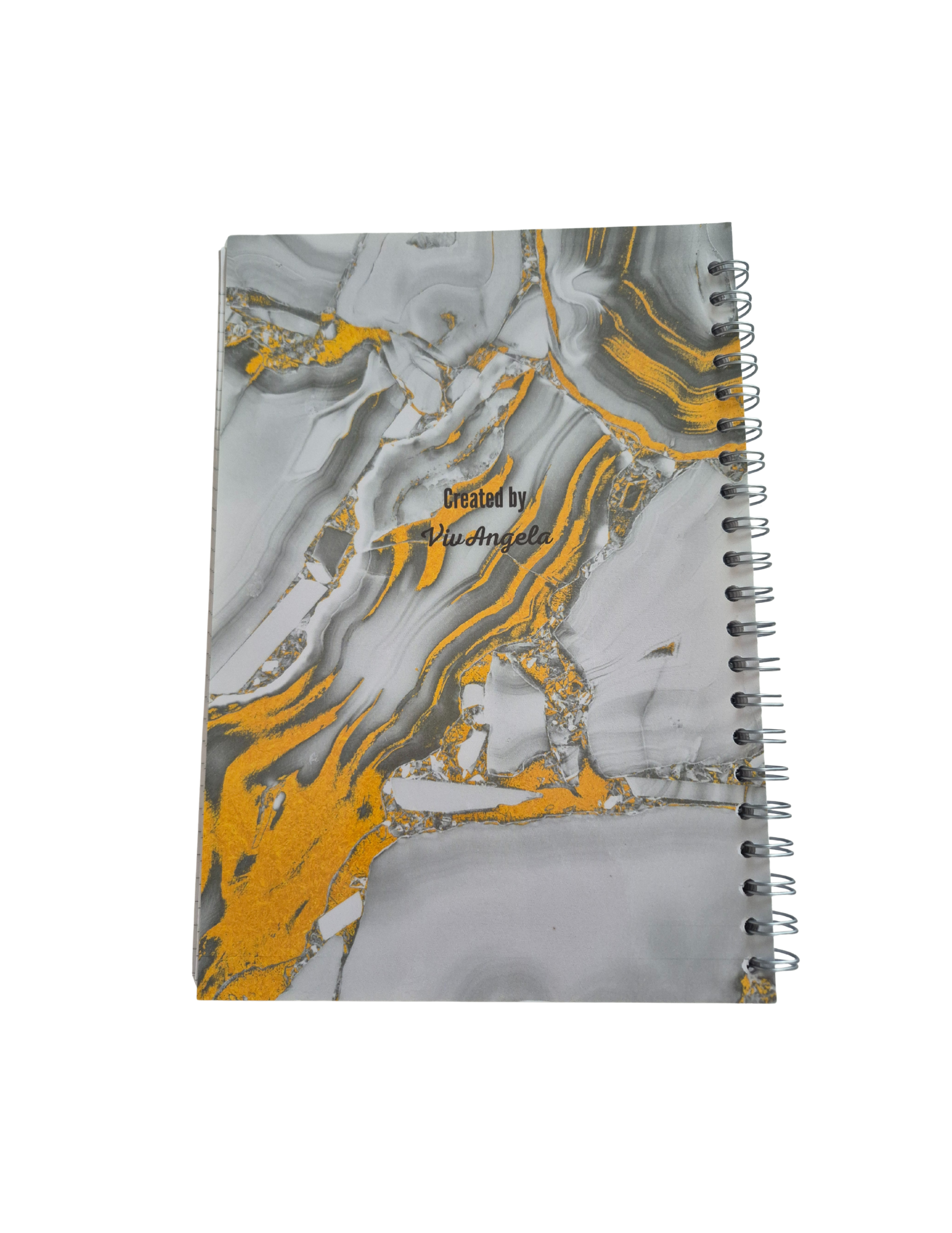 ✏️ 100 Pages Lined Spiral Bound  Notebook With Laminated Cover 8.5 ins x 11 ins.