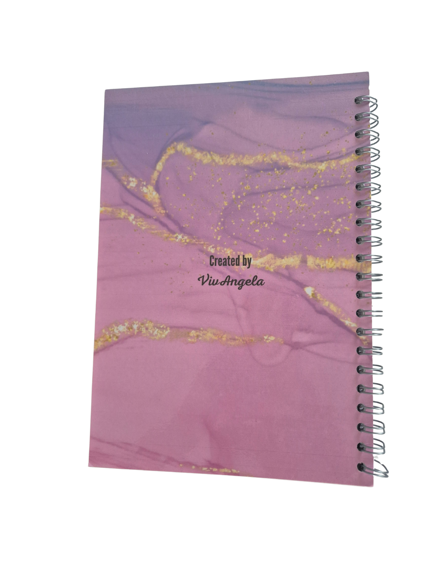 ✏️ 100‑Page Lined Spiral‑Bound Notebook with Laminated Cover