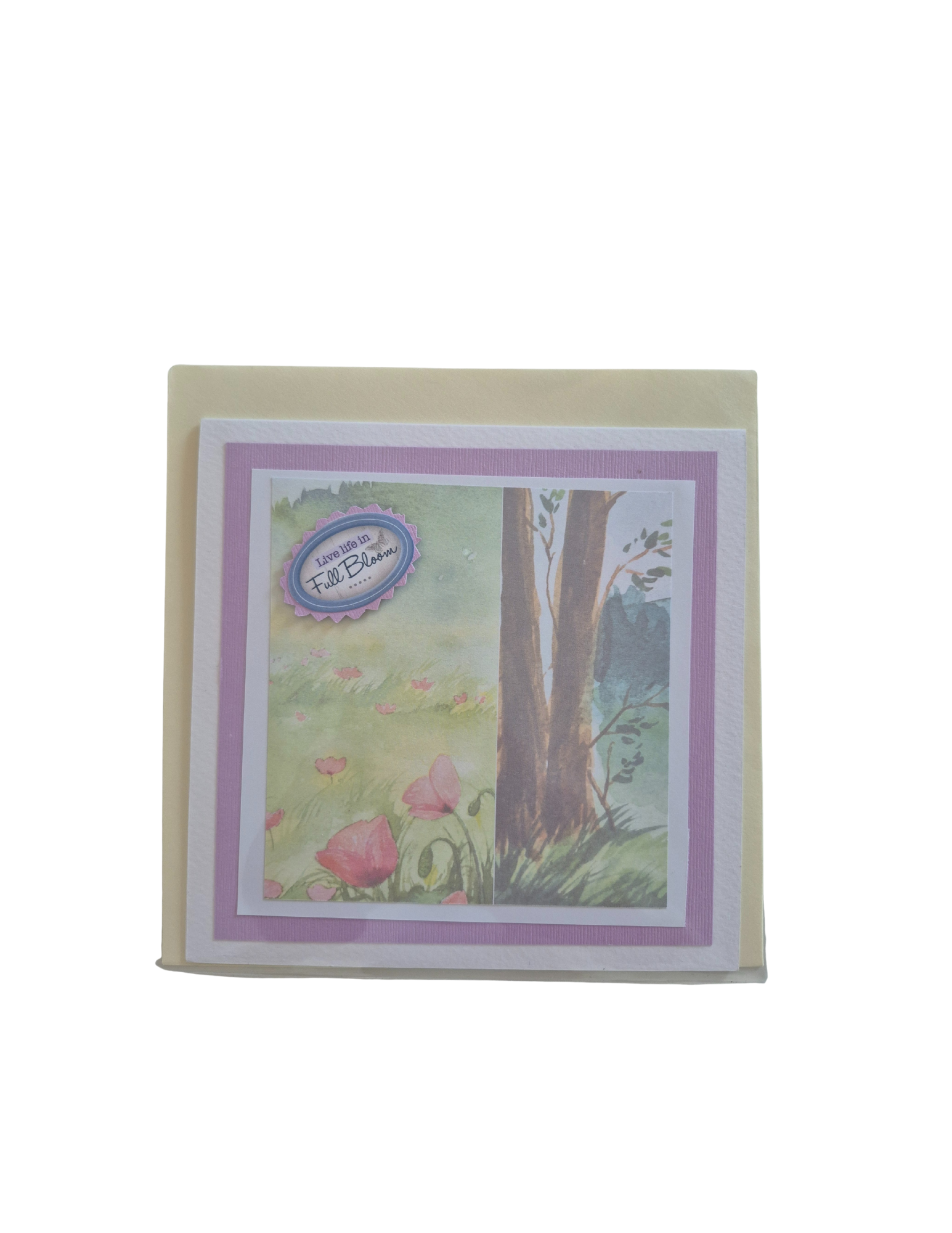 💌 Live Life -Handmade Post Card