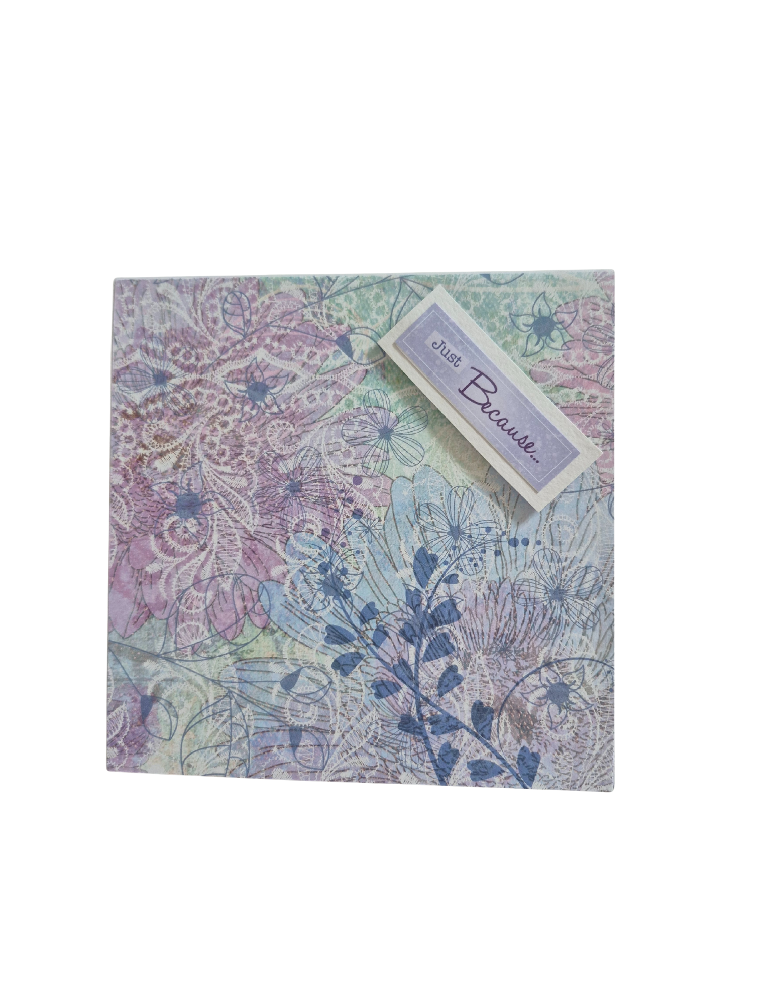 💌 Just Because - Handmade Post Card