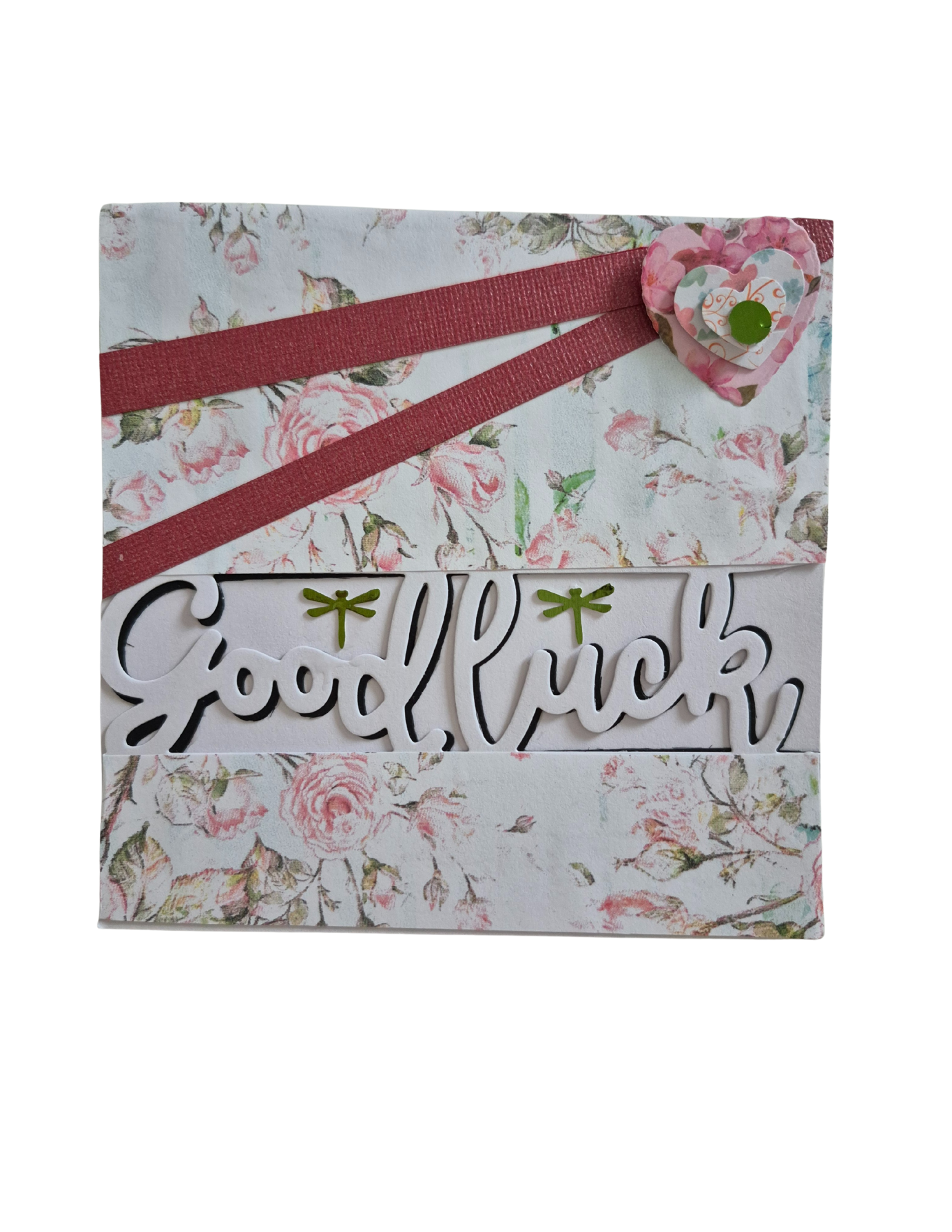💌 Good Luck - Handmade Post Card