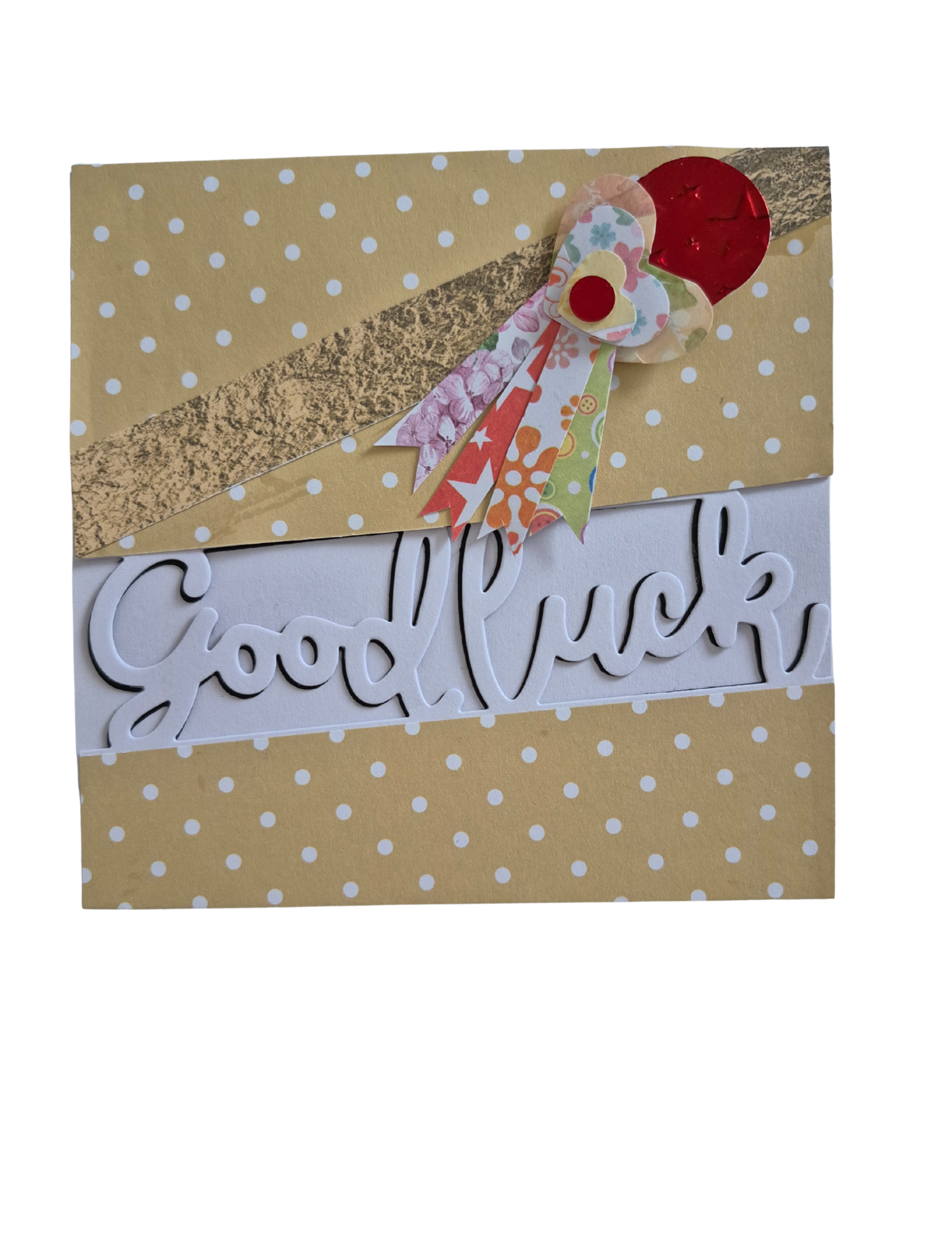 💌 Good Luck - Handmade Post Card