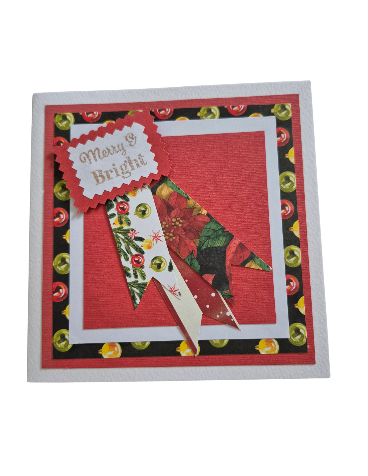 💌 Merry And Bright - Handmade Post Card