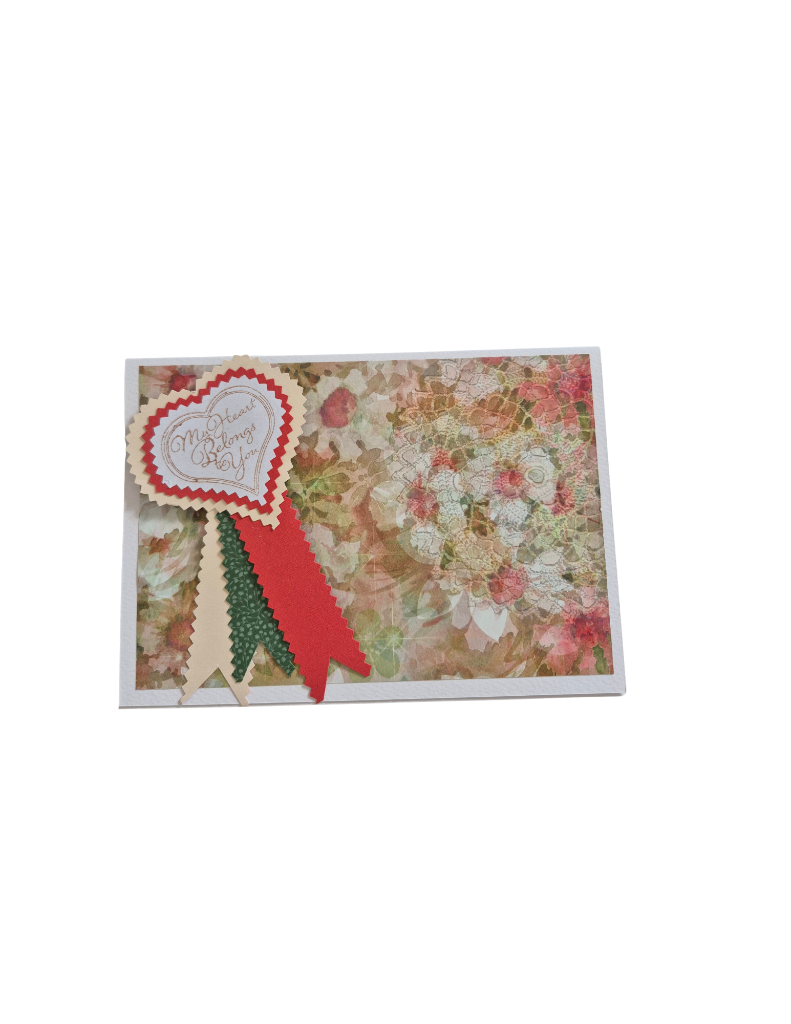 💌 My Heart Belongs To You - Handmade Post Card