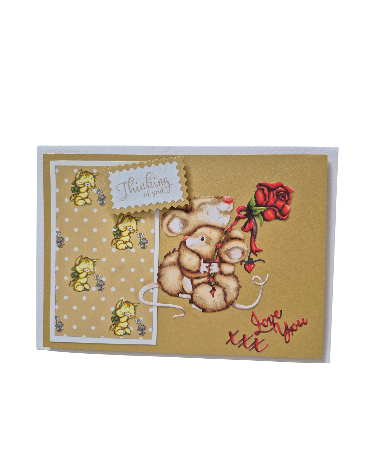 💌 Thinking Of You - Handmade Post Card