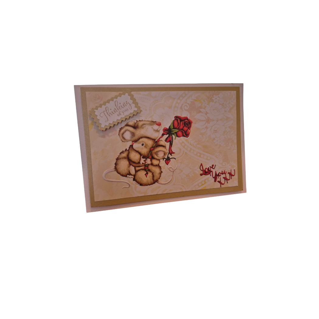 💌 Thinking Of You - Handmade Post card