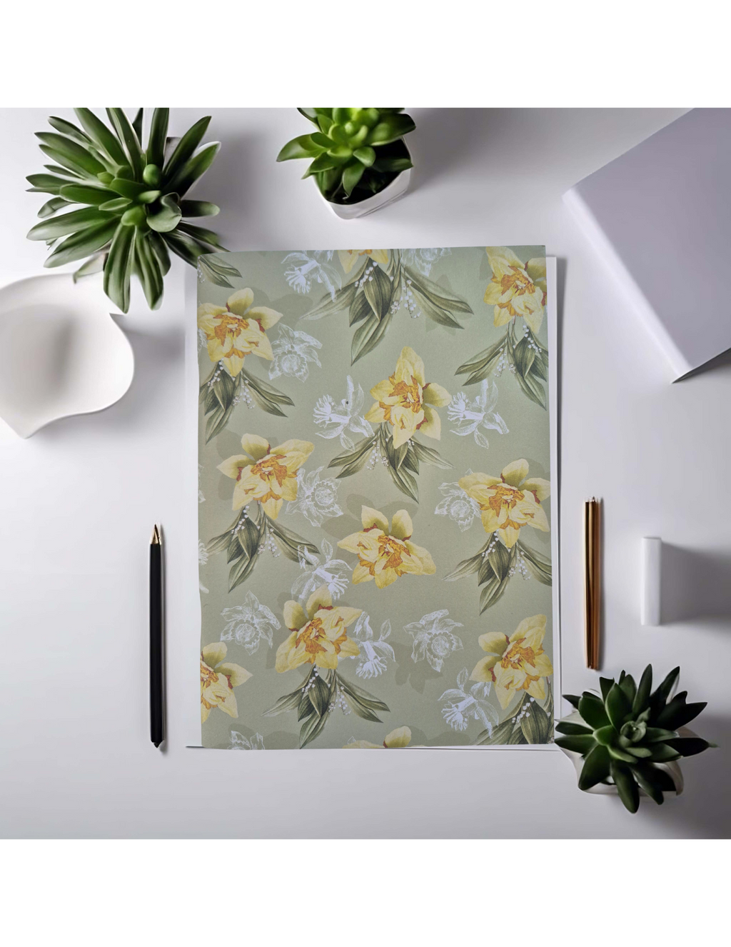 ✨ 6″ × 8.5″ Blank Notebook – 30 Pages ✨