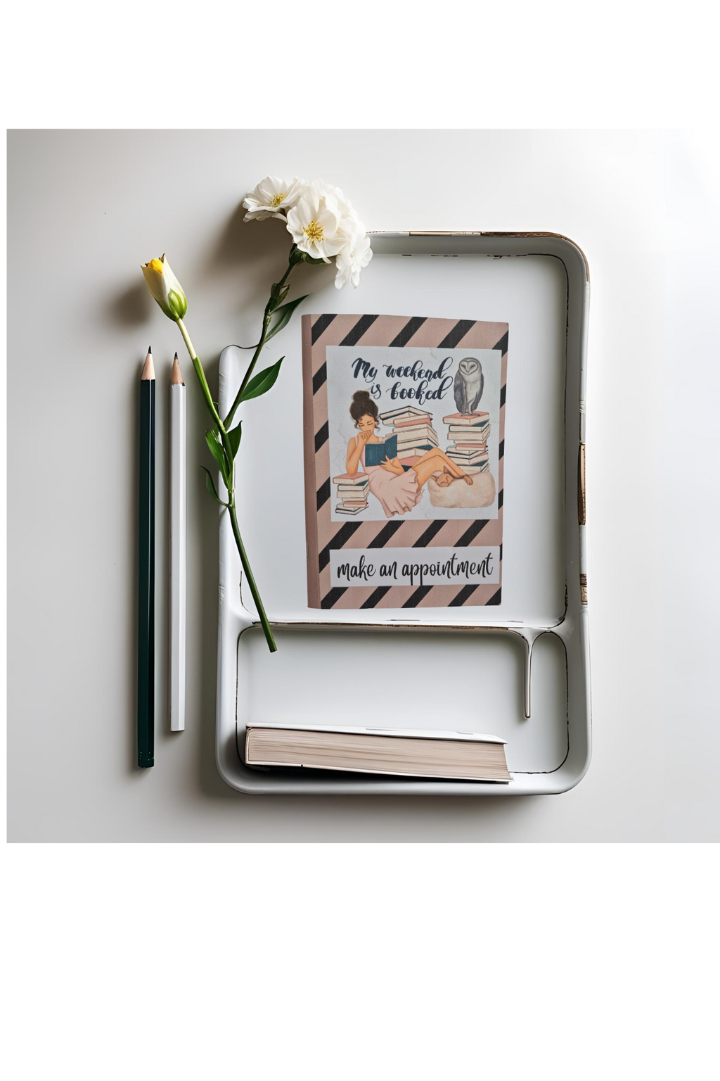 ✨ 6″ × 8.5″ Blank Notebook – 30 Pages ✨