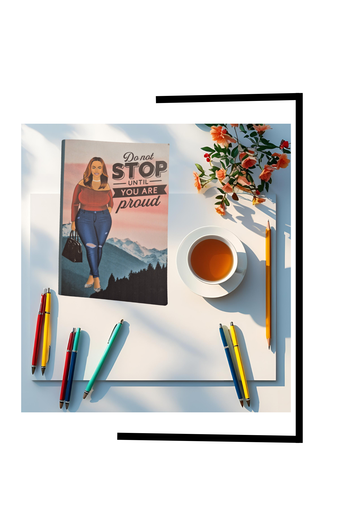 ✨ 6″ × 8.5″ Blank Notebook – 30 Pages ✨