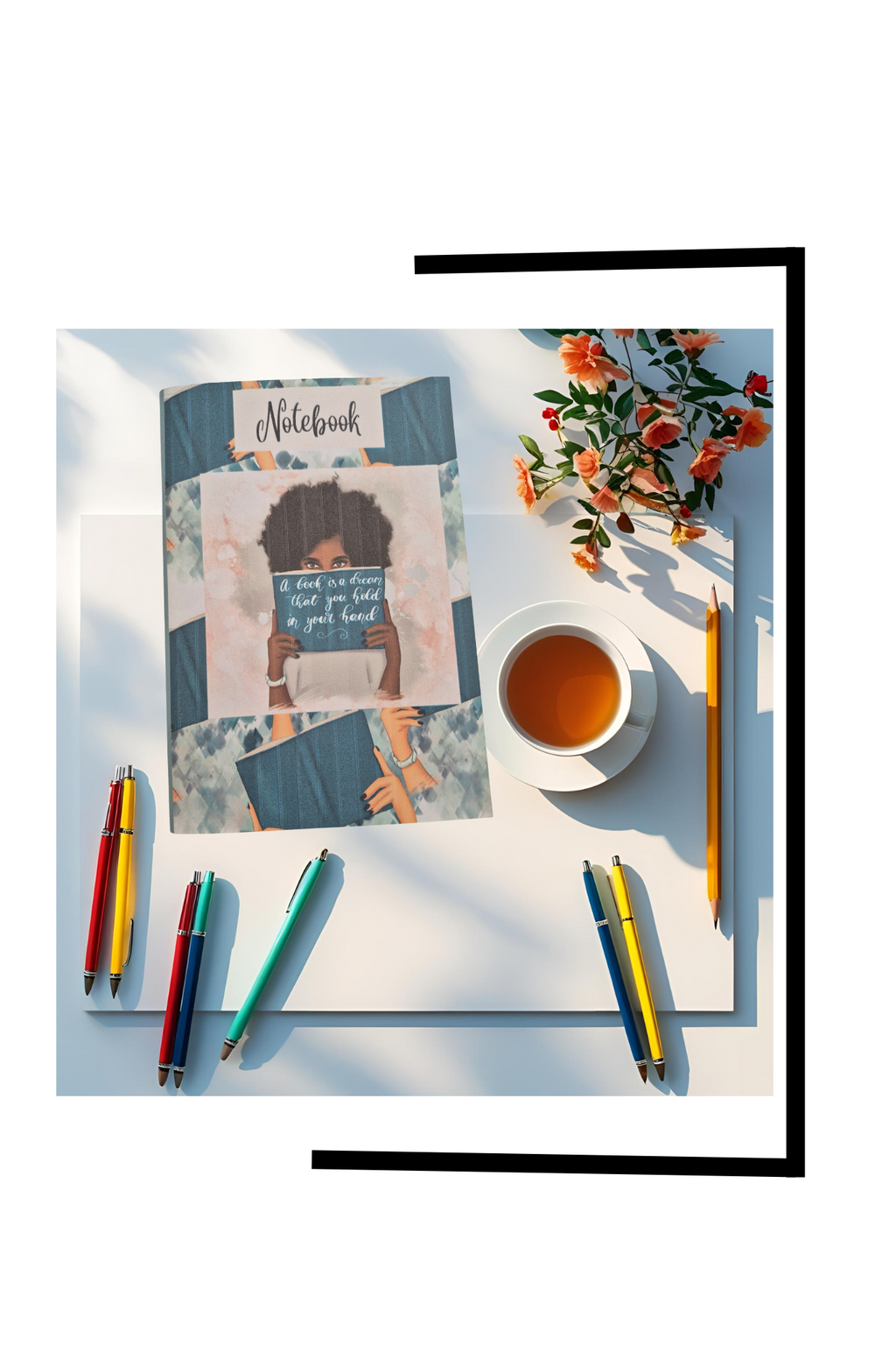 ✨ 6″ × 8.5″ Blank Notebook – 30 Pages ✨