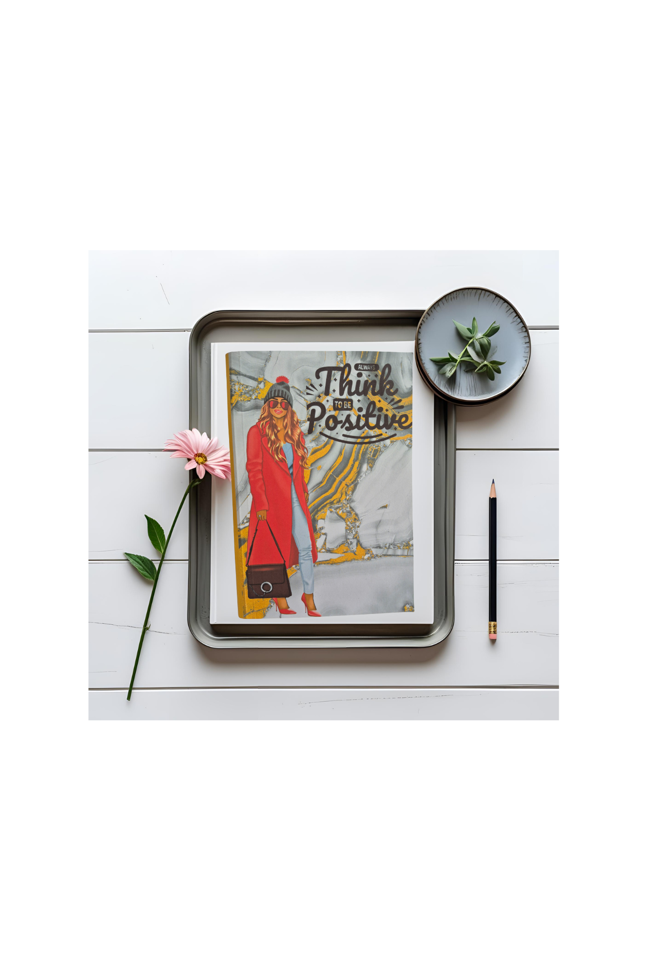 ✨ 6″ × 8.5″ Blank Notebook – 30 Pages ✨