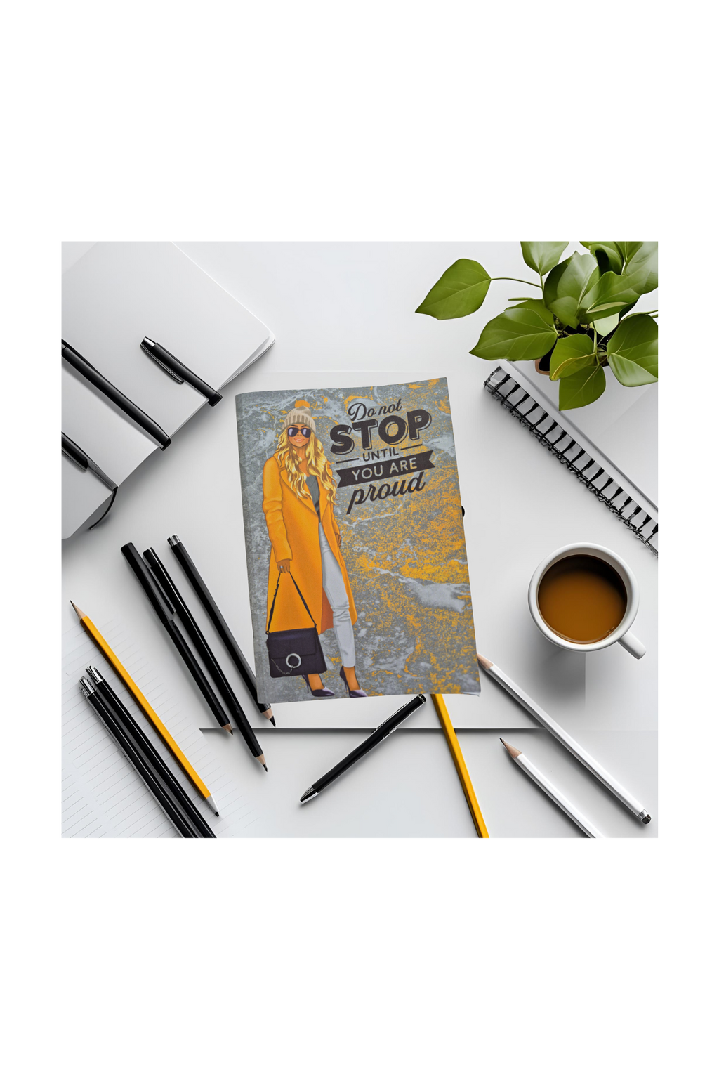 ✨ 6″ × 8.5″ Blank Notebook – 30 Pages ✨