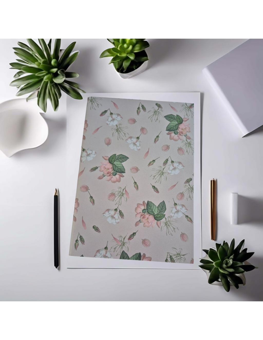 ✨ 6″ × 8.5″ Blank Notebook – 30 Pages ✨