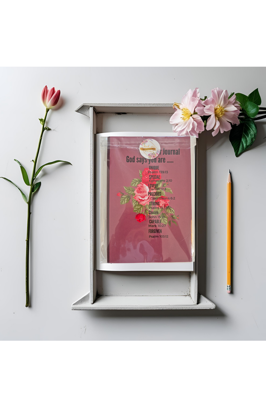 100 Pages-Faith‑Filled Prayer Journal – Guided Daily Inspiration with Scripture